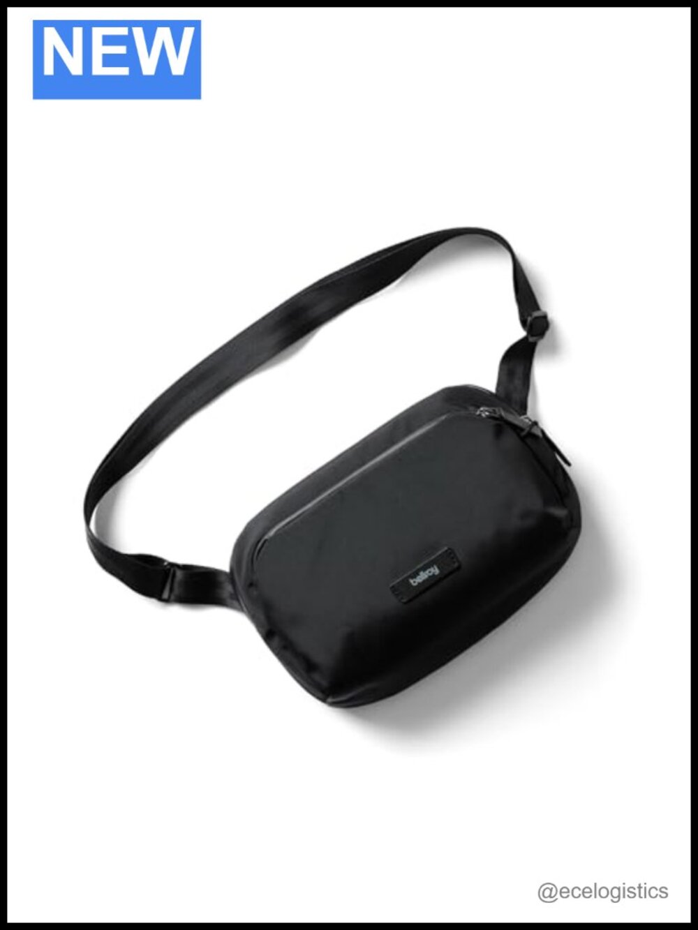 Water-Resistant Nylon Crossbody Sling Bag with RFID Pocket